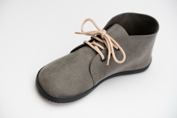 gray ankle suede bindu comfort vegan 4